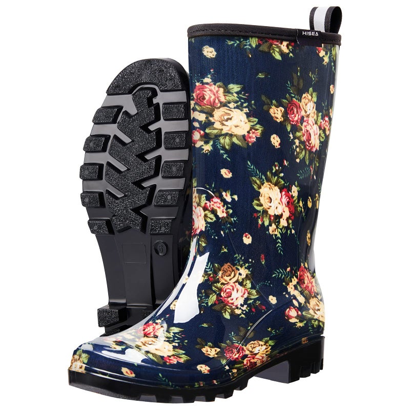 HISEA Women's Rain Boots Waterproof Mid Calf Garden Boots for Women - Image 2